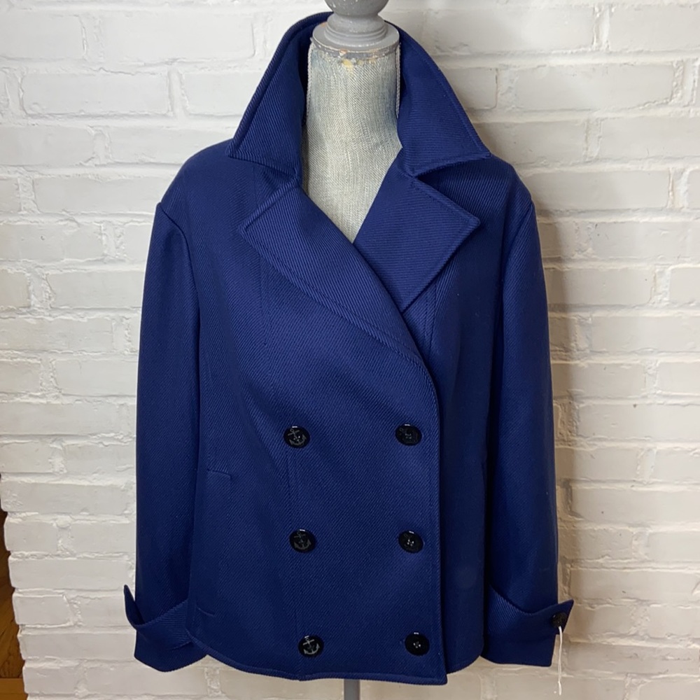 Spring Lands End Navy Peacoat Plus Size
